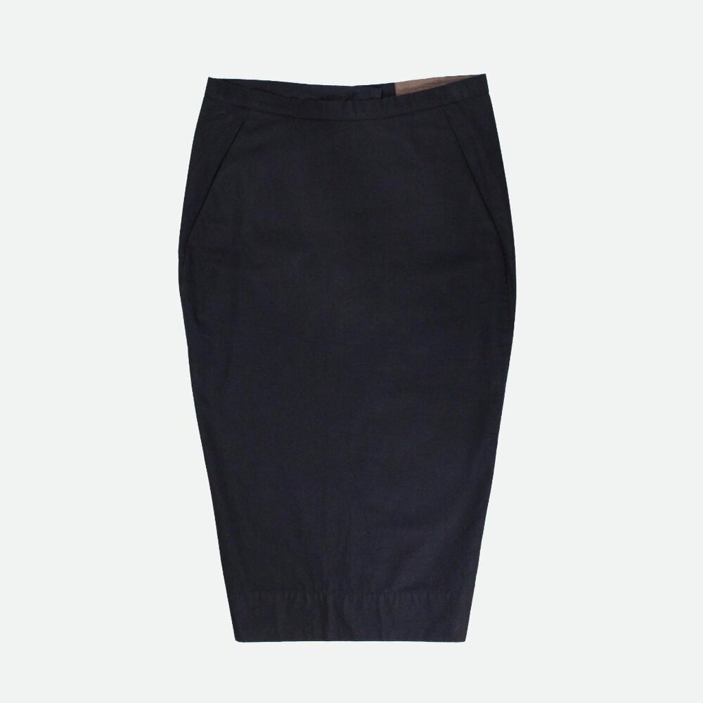 Rick Owens - SS12 Naska Pencil Skirt - EU 40 - Black - Pre-Owned